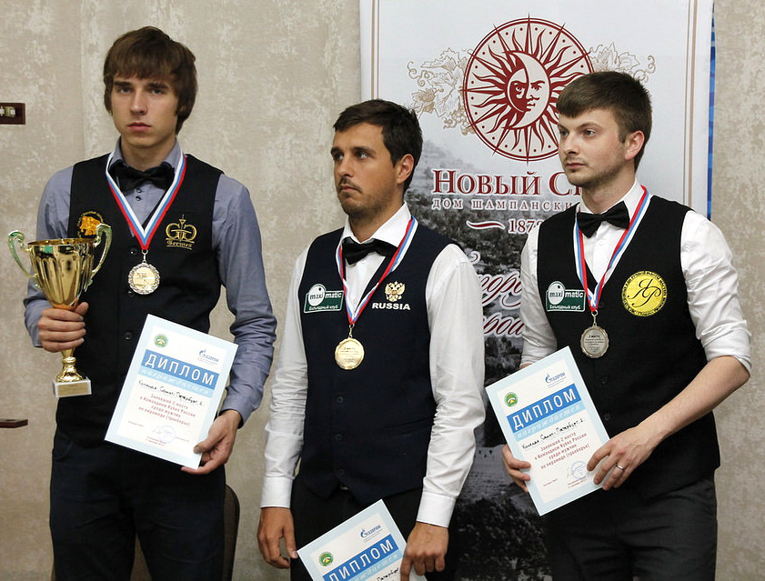 Сборная Санкт-Петербурга на командном чемпионате России 2015 по бильярду