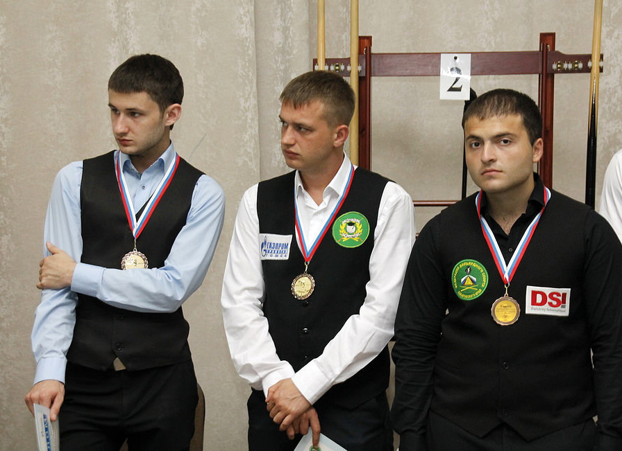 Сборная Хабаровского края на командном чемпионате России 2015 по бильярду