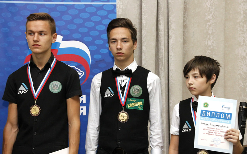 Сборная Владимира на командном чемпионате России 2015 по бильярду