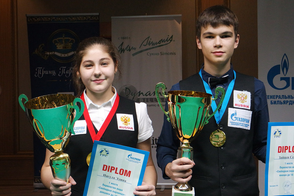 Семен Зайцев и Элина Нагула юные чемпионы мира 2015