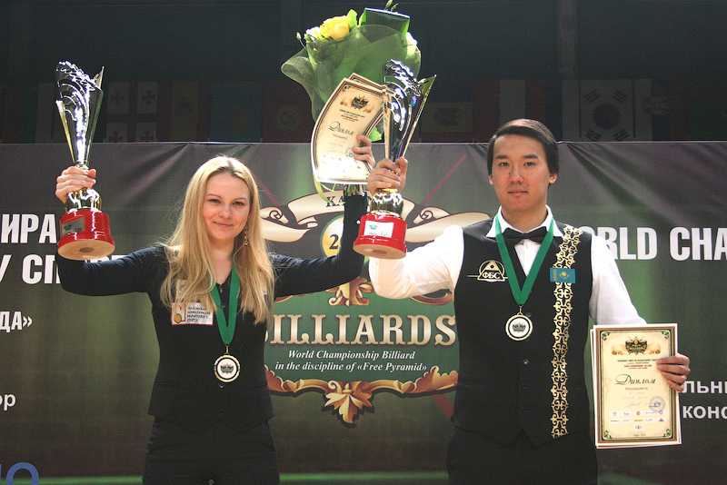 Диана Миронова и Алихан Каранеев - чемпионы мира 2016