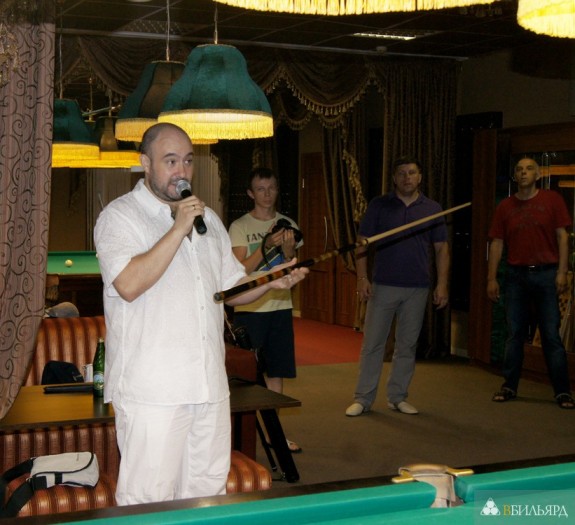 Бильярдный турнир 22 июля 2012 года в «Алмазе»