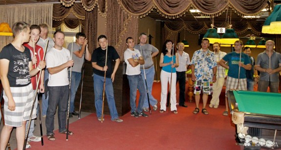 Бильярдный турнир 12 августа 2012 года в «Алмазе»