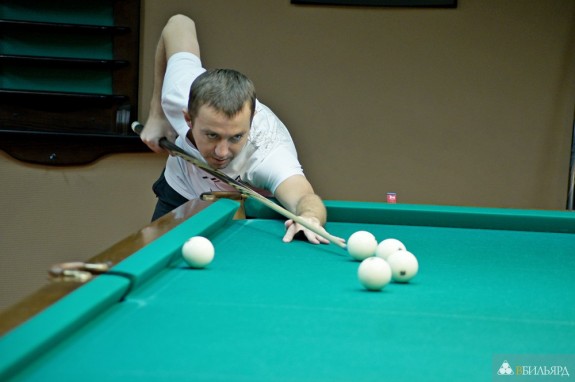 Бильярдный командный турнир 19 августа 2012 года в «Алмазе»