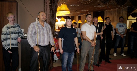 Фоторепортаж: бильярдный турнир 30 сентября 2012 года в «Алмазе»