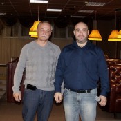 Шварцкопп Валерий и Рейфисов Денис, бильярдный турнир в БК Алмаз, 30 сентября 2012