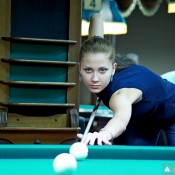 Попова Анастасия, командный бильярдный турнир в Алмазе, 21 октября 2012