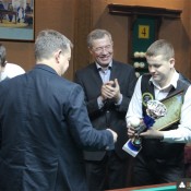 открытый Кубок Кузбасса по бильярду среди инвалидов по слуху 8 февраля 2013 года