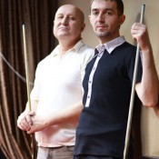 Ершов Борис и Корсаков Юрий, парный бильярдный турнир в БК Алмаз, 9 марта 2013