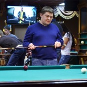 Козлов Алексей, парный бильярдный турнир в БК Алмаз, 9 марта 2013