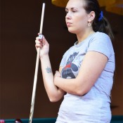 Голяк Мария, командный бильярдный турнир 1 июня 2013 в БК Алмаз
