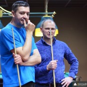 Коваленко Алексей и Бобынин Юрий, командный бильярдный турнир 1 июня 2013 в БК Алмаз
