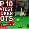 Топ 10 лучших ударов с UK Championship 2016 по снукеру