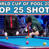 Топ 25 лучших ударов с World Cup Of Pool 2017